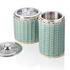 Pigment Menton wine cooler and ice bucket, leather & rattan - Picture2