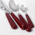 Capdeco Cambridge cutlery, cherry red