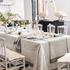 Le Jacquard Francais Evasion Celeste table linen, grey