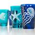 Artel Sea Life glasses, blue tones