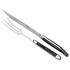 Forge de Laguiole Horn carving knife and fork, high-polished finish