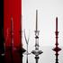Baccarat Kerzenständer Harcourt mit rotem Knauf - Bild2