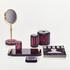 Decor Walther Crystal bathroom accessories, burgundy
