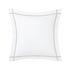 Yves Delorme Athena bed linen, pierre on white