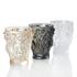 Lalique Bacchantes vases, h 15 cm