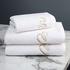 Yves Delorme Ballet terry towels, white/gold