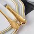 Christofle Marly cutlery, silverplated, gilded - Picture2