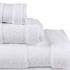 Le Jacquard Francais Caresse terry towels, white