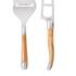 Forge de Laguiole Olive wood cheese knife and slicer, satin finish - Picture2