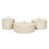 Riviere Vanity round boxes, ivory