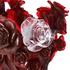 Daum Vase Rose Passion, H 35 cm, rot mit weißer Blüte - Bild2