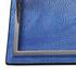 Giobagnara Defile Shagreen decorative tray, with chrome-plated handles, cobalt blue - Picture2