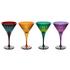 L'Objet Cocktailgläser Prism, 4er-Set mit 4 Farben