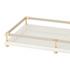 Riviere Vanity decorative trays with leather handles