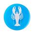 Artel Kristallglasteller Lobster, azur - Bild2