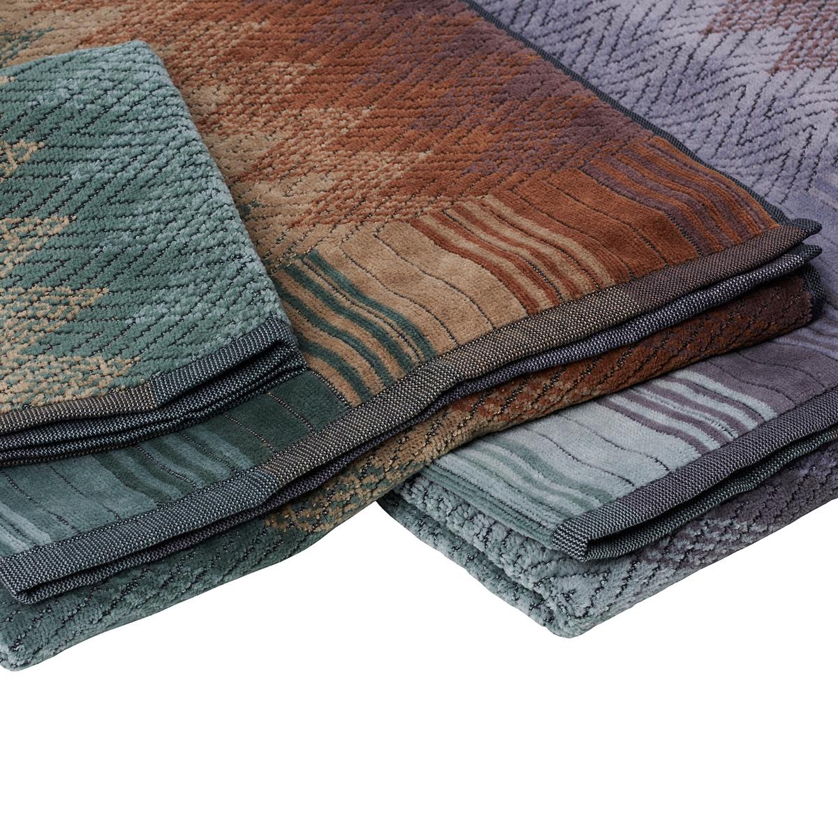 Missoni Home Yaco terry towels, lavenderbrown tones