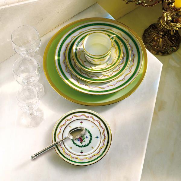 Haviland Vieux Paris Vert 皿26.5cm Vieux Paris vert dinner plate – Haviland USA