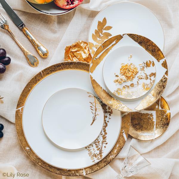 Bernardaud Vegetal Gold Dinnerware | artedona.