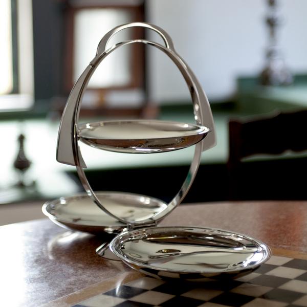 Alessi Anna Gong folding cake stand | artedona.