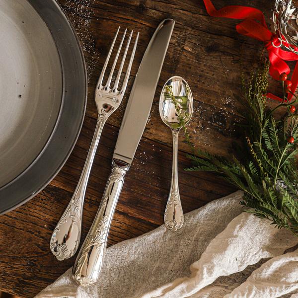 Christofle Marly cutlery, sterling silver | artedona.