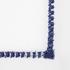 Eri Textiles Hemstitch Navy table linen