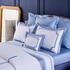 Yves Delorme Haussman bed linen, pastel blue