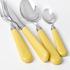 Capdeco Cambridge cutlery, yellow