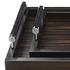 Riviere Macassar trays with leather handles - Picture3