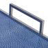 Giobagnara Defile Shagreen decorative tray, with chrome-plated handles, cobalt blue - Picture3