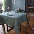 Le Jacquard Francais Symphonie Baroque table linen, peacock-grey