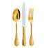 Christofle Marly cutlery, silverplated, gilded - Picture3