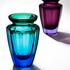 Moser Eternity vases, h 20 cm, coloured