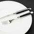 Forge de Laguiole 24-piece cutlery set with black horn handles: 6 x dinner spoons, dinner forks, dinner knives and coffee spoons - Picture3