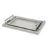 Riviere Lacquered trays with chrome/leather handles