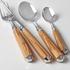 Capdeco Galaxie cutlery, olive wood - Picture3