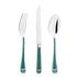 Christofle Talisman cutlery, silverplated, green