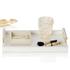 Riviere Lacquered trays with gold/leather handles - Picture3