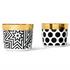 Sieger by Fürstenberg Sip of Gold Black & White Champagne goblets