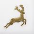 Eri Textiles Brown deer with gold table linen