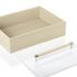 Riviere Milano large leather box, ivory - Picture3
