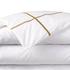 Yves Delorme Bettwäsche Athena, bronze auf weiß