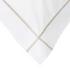 Yves Delorme Athena bed linen, pierre on white