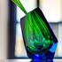 Moser Pear vases, aquamarine/reseda - Picture3
