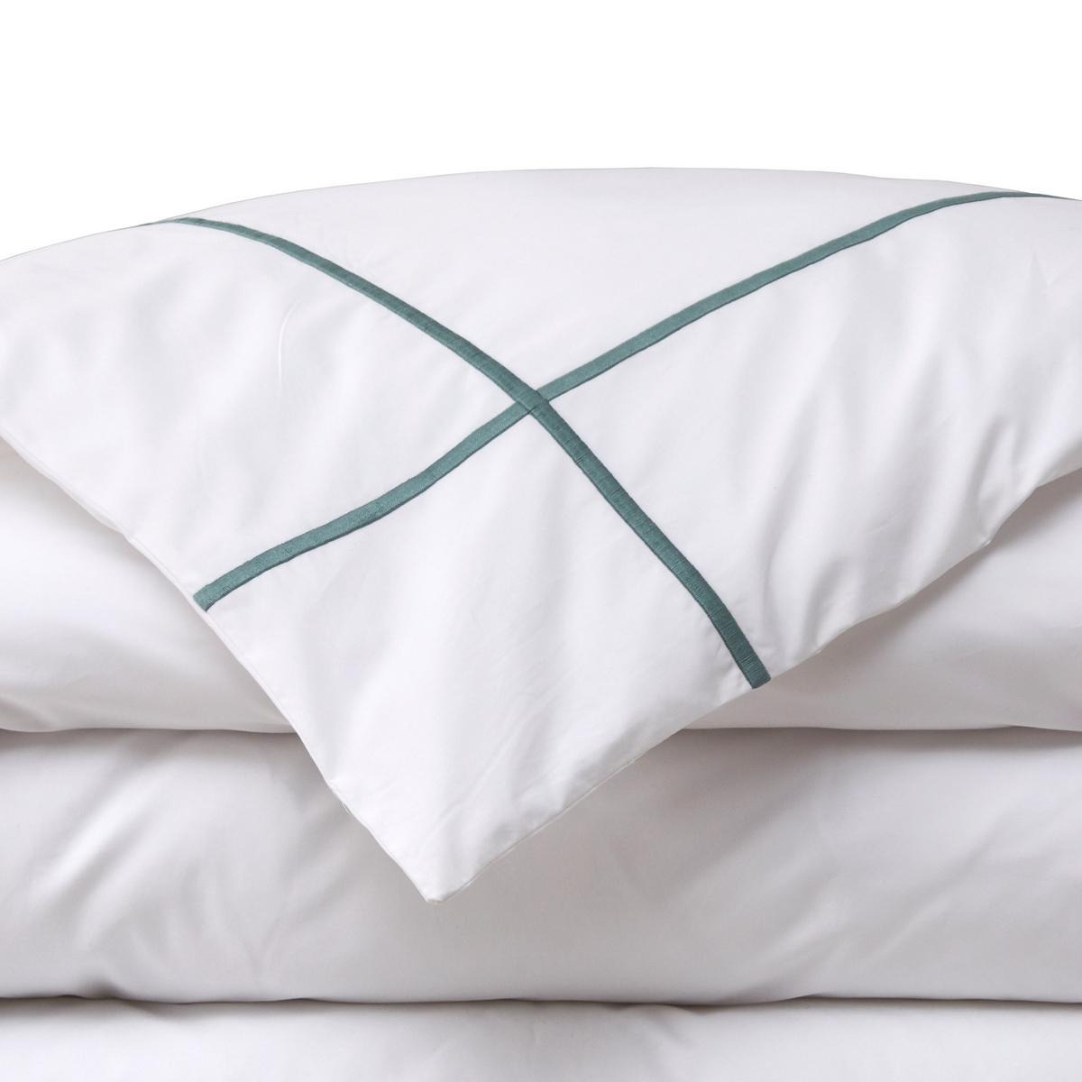 Yves Delorme Athena bed linen, fjord on white artedona.