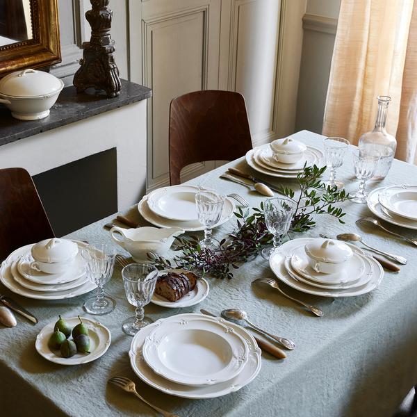 新品】Gien France Rocaille Blanc デザートペア Gien France Rocaille