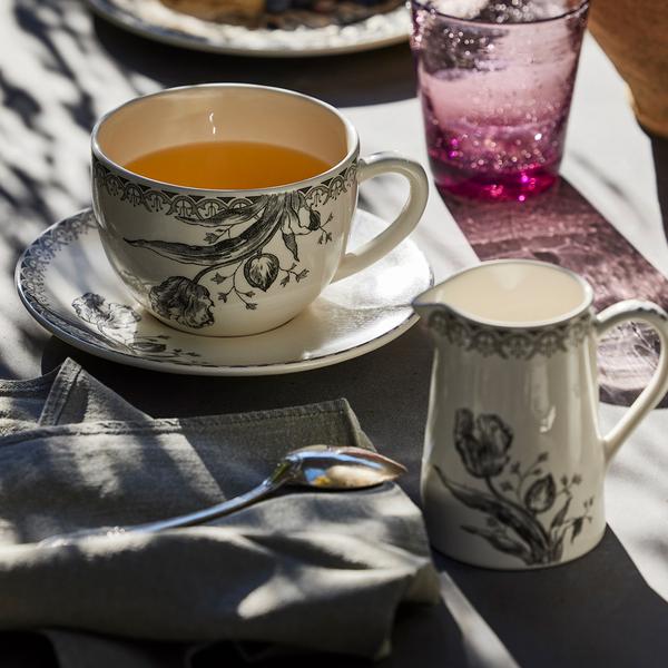 Gien tulipes noires ジアン チューリップ ノワール5枚セット Gien