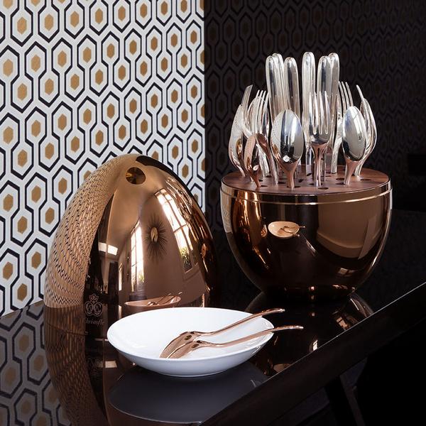 Christofle Mood Precious 24-piece silverplated cutlery set in