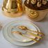 Christofle Mood Gold 24-piece gilded cutlery set in gold-coloured egg case