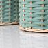 Pigment Menton wine cooler and ice bucket, leather & rattan - Picture4