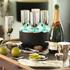 Robbe & Berking Champagner Box Belvedere mit 4 versilberten Kelchen